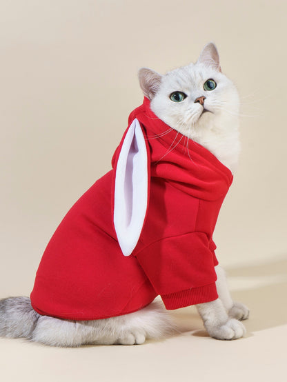 هودي حيوانات أليفة اذن ارنب تصميم