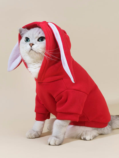 هودي حيوانات أليفة اذن ارنب تصميم