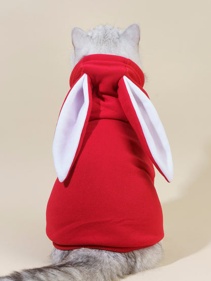 هودي حيوانات أليفة اذن ارنب تصميم