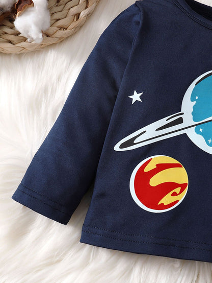 تي شيرت بطبعة بيبي بلانيت