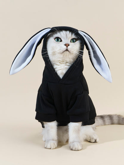 هودي حيوانات أليفة اذن ارنب تصميم