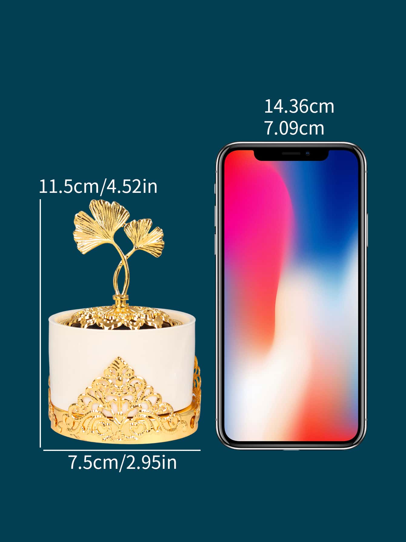 مبخرة بخور الجنكة بيلوبا تصميم قطعة واحدة