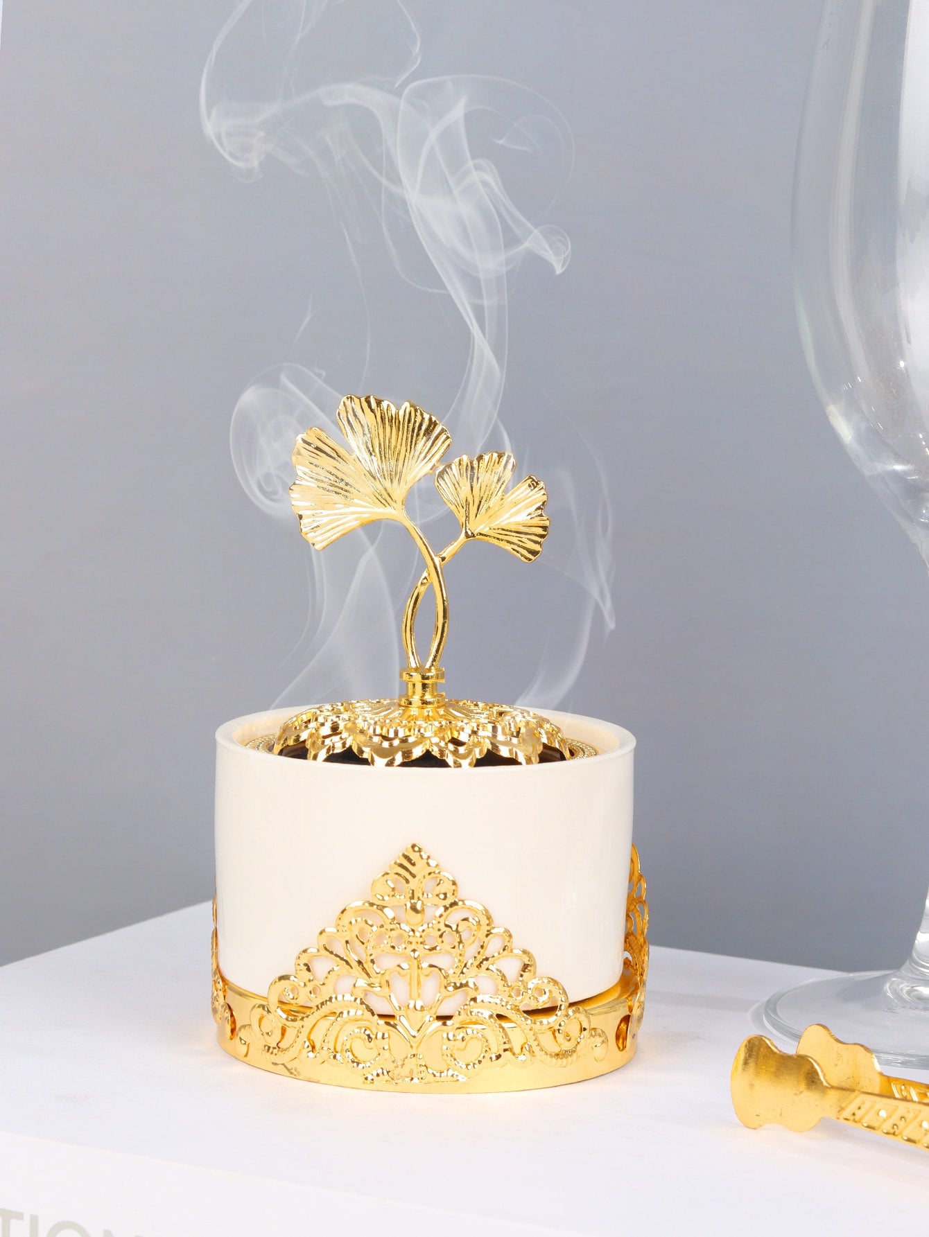 مبخرة بخور الجنكة بيلوبا تصميم قطعة واحدة