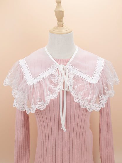 قطعة واحدة من الأكسسوارات النسائية وشاح الياقة القابل للفك