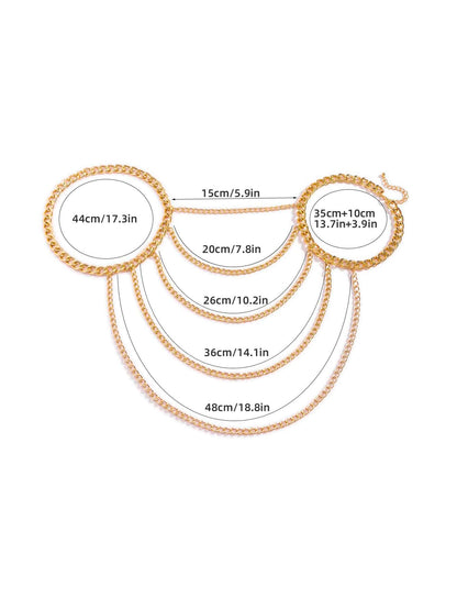 سلسلة للجسم مبسط طبقات