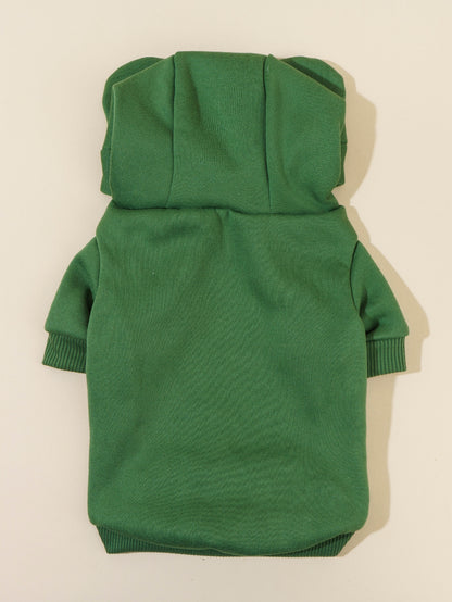 جاكيت الحيوانات الأليفة بطبعة القلب قطعة واحدة لعيد الحب