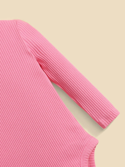 بوديسوت أطفال رضع بدون أكمام من ريب الحياكة بعنق عالٍ