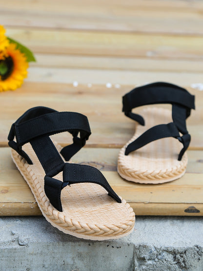 صنادل مثلث زخرفة حزام كاحل