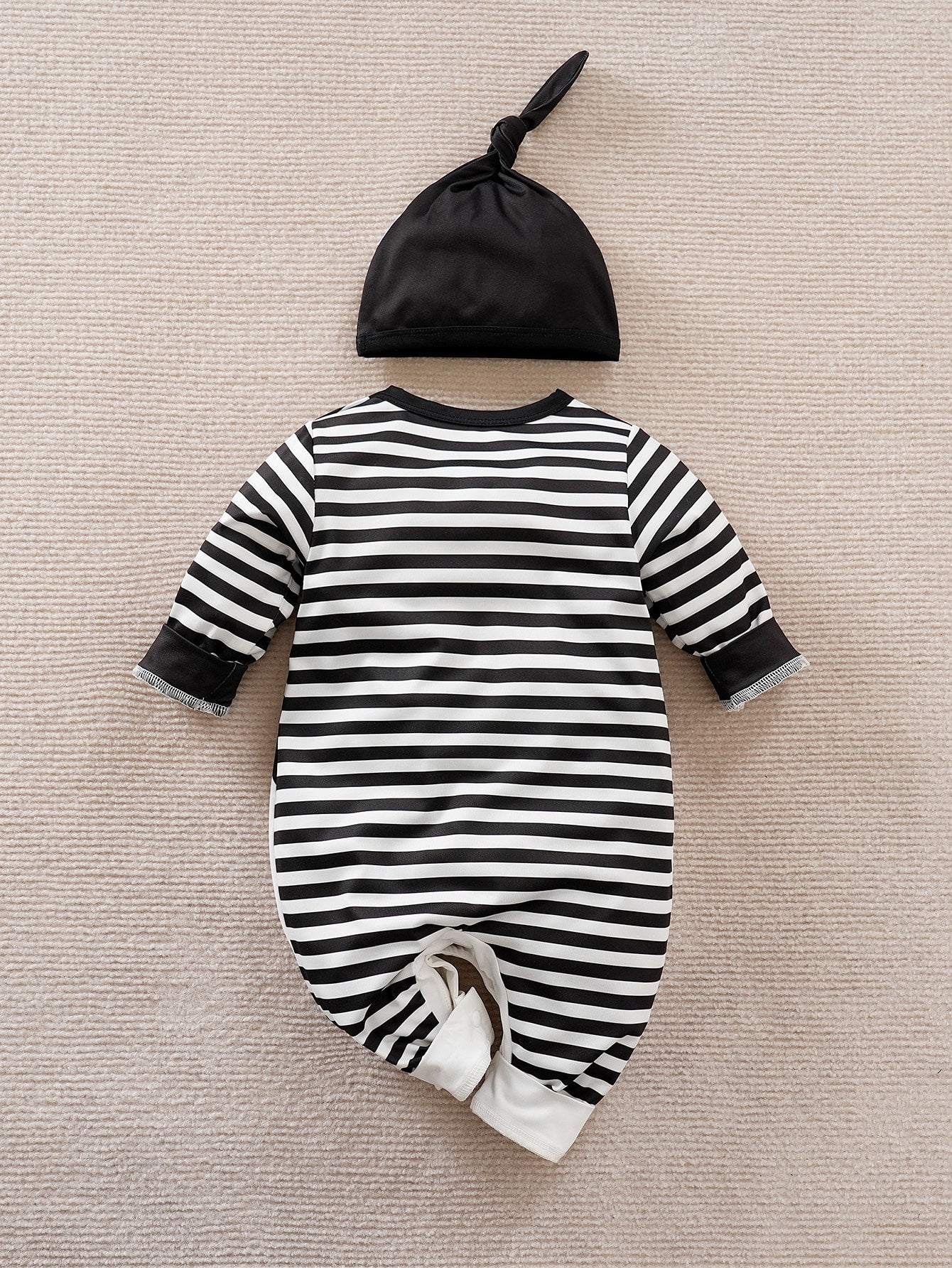 جمبسوت تصميم رسوم كارتون & طباعة مخطط مع القبعة للاولاد الاطفال