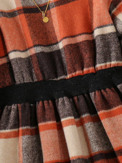 فستان فتاة مراهقة بطبعة الترتر بدون حقيبة