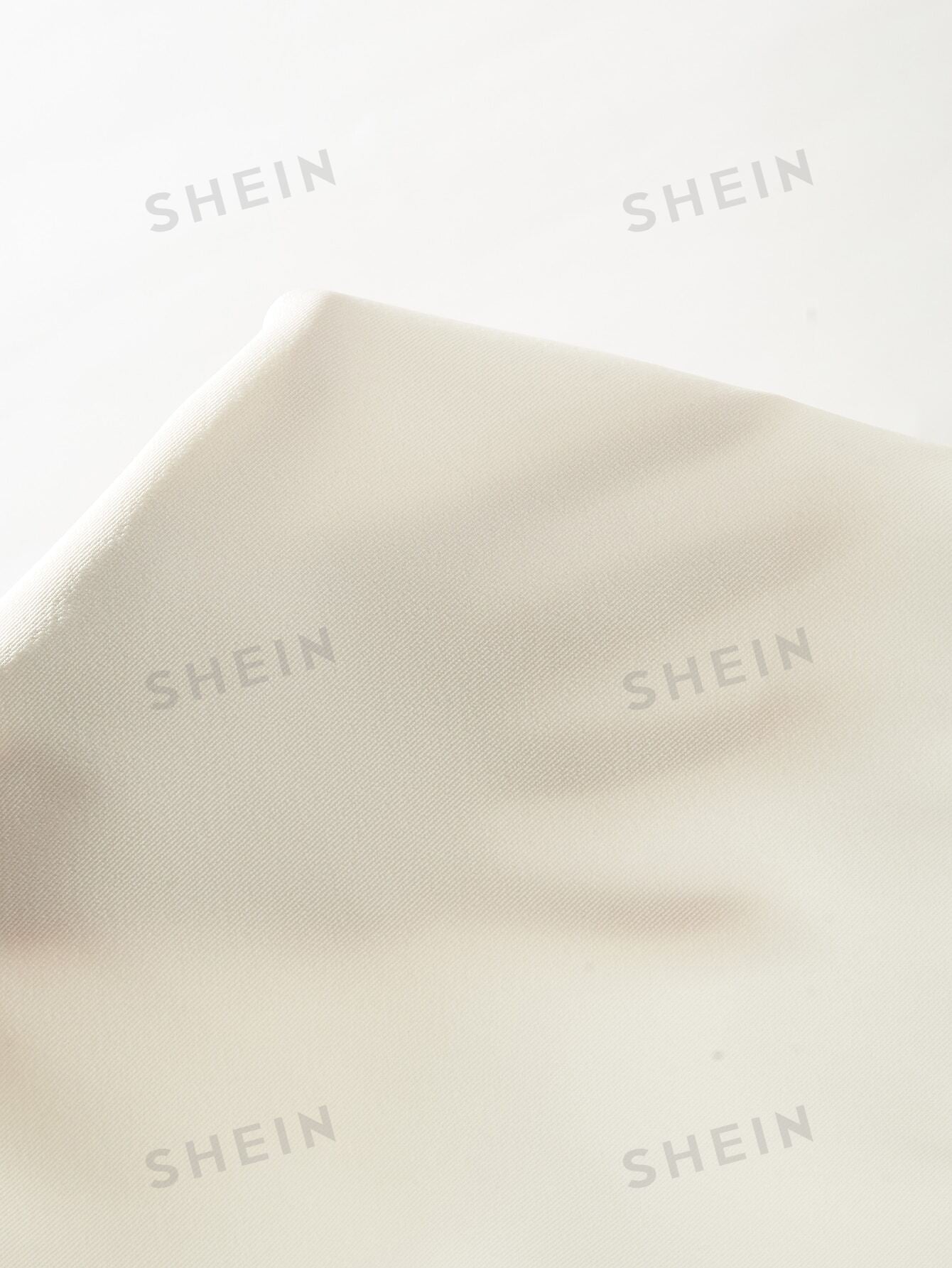 بلوزة قصيرة طية صدر أكمام فانوس معقود من الأمام