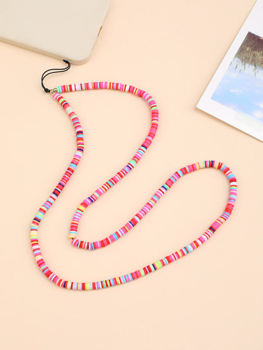 حبل هاتف خرز ملون