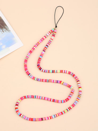 حبل هاتف خرز ملون