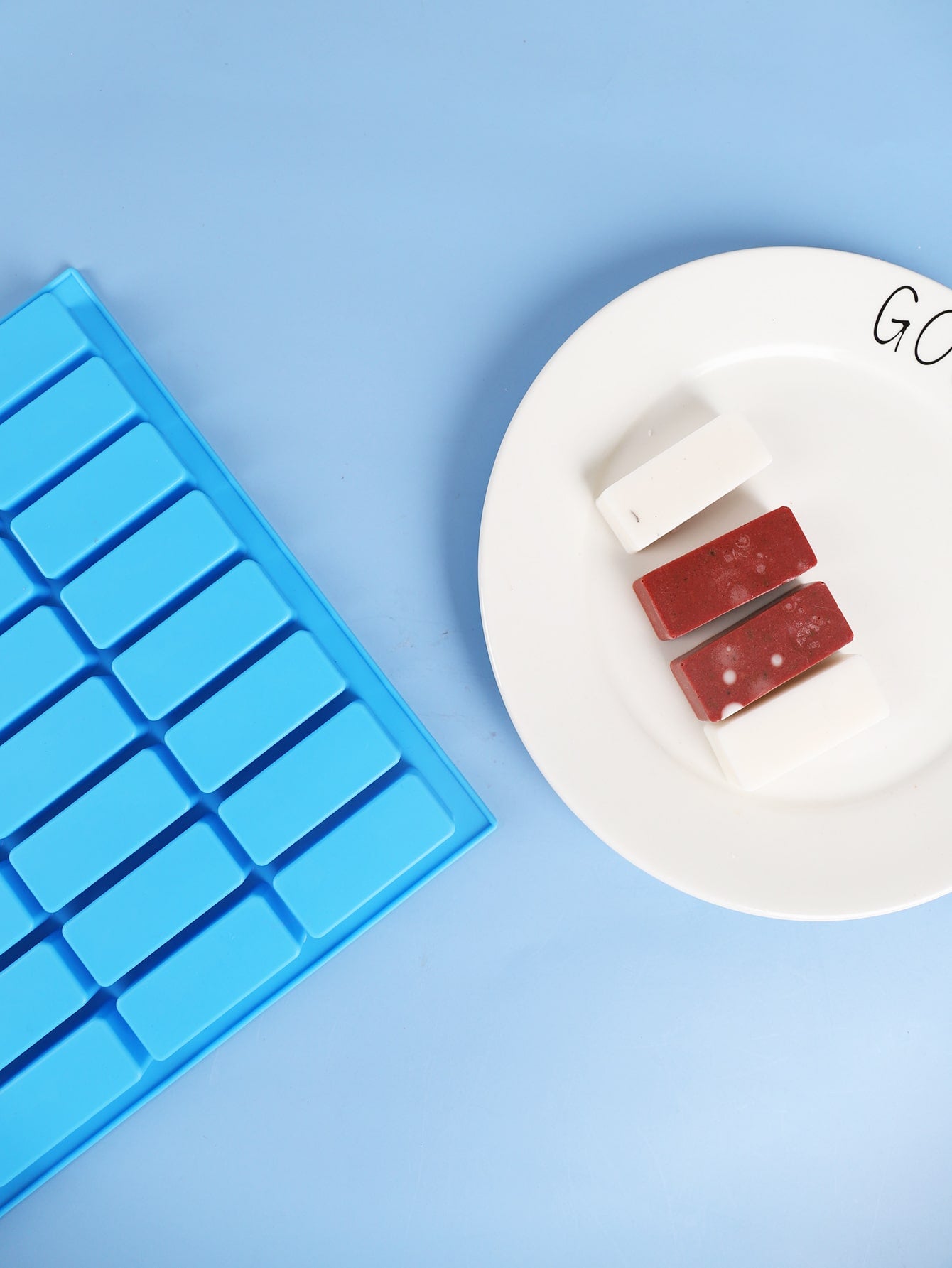 قالب شوكولاتة مستطيل تصميم قطعة واحدة