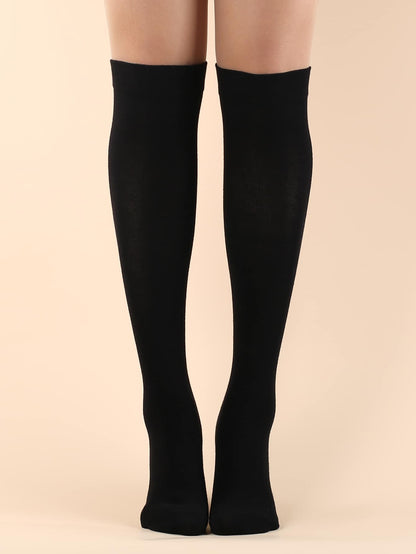 جوارب للركبة موحدة اللون