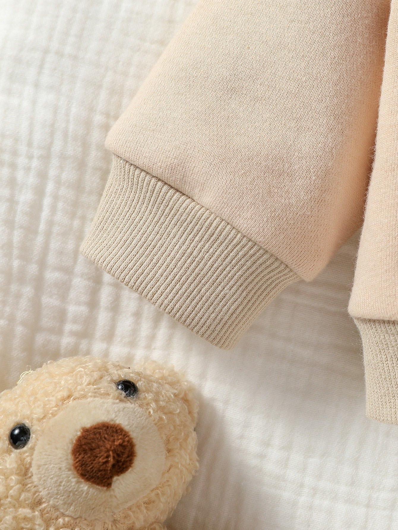 هودي نمط رسوم كارتون جيب الكنغر وبنطلون رياضي مولود جديد