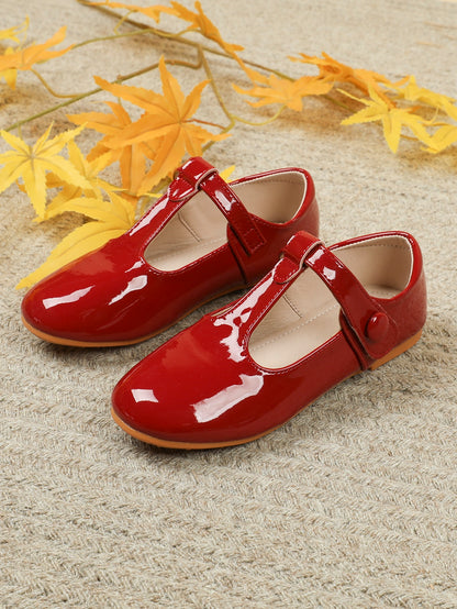 حذاء ماري جين مسطح لاصق سحري بنات