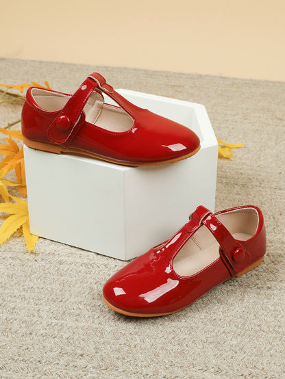 حذاء ماري جين مسطح لاصق سحري بنات