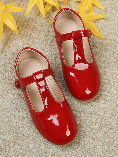 حذاء ماري جين مسطح لاصق سحري بنات