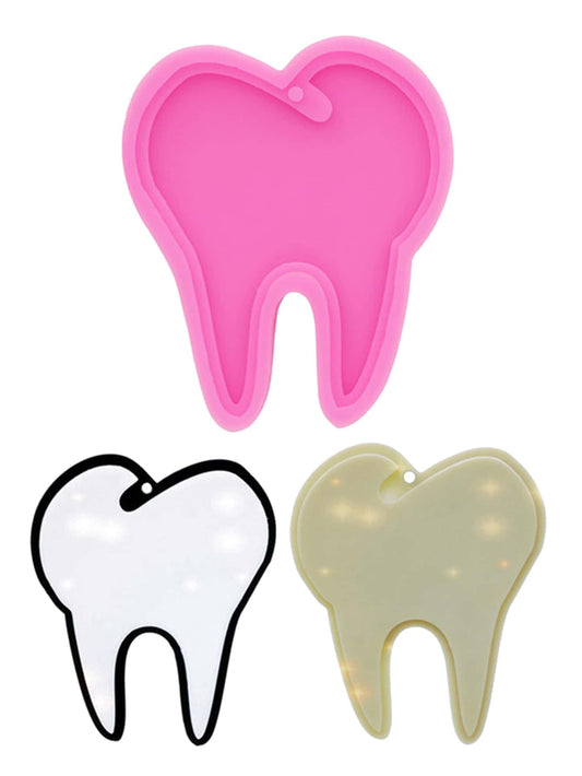 قالب سيليكون DIY سن شكل قطعة واحدة