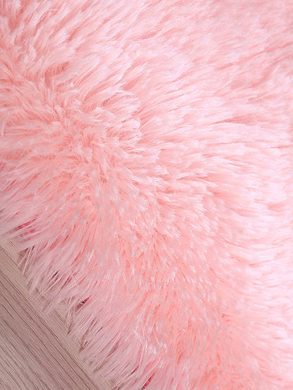 سجادة Pv ناعمة للغاية بشعر طويل و قابلة للغسل قطعة واحدة، مناسبة لغرفة الأطفال والغرفة المعيشي