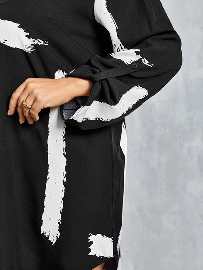 فستان قصير مقاس كبير