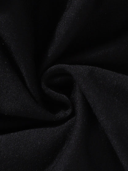 تي شيرت دانتيل متباين اللون اكمام منتفخة للاطفال