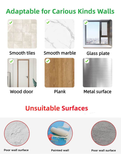 صندوق تخزين جداري للريموت كنترول قطعة واحدة، حامل ريموت تحكم تلفزيون بلاستيك بولي بروبلين حديث لديكور المنزل