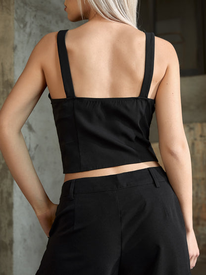 صدرية كامي رباط امامي جيب قلاب