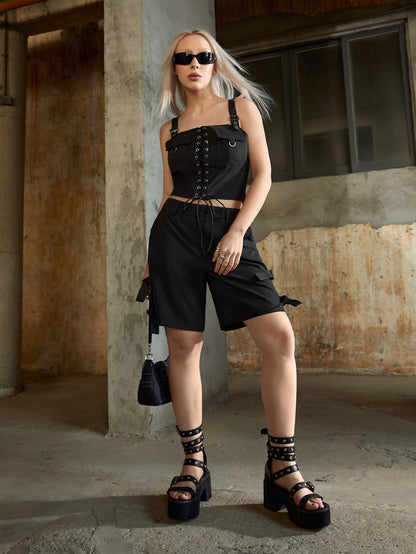 صدرية كامي رباط امامي جيب قلاب