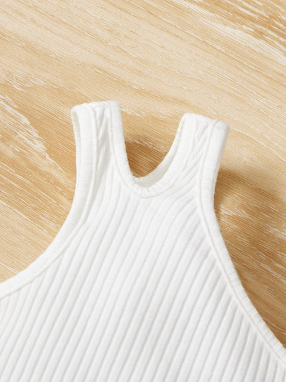 لباس علوي ممزق مفتوح الكتف الواحد البنت الطفل مع سروال ساق بوق بطباعة جلود فهدي