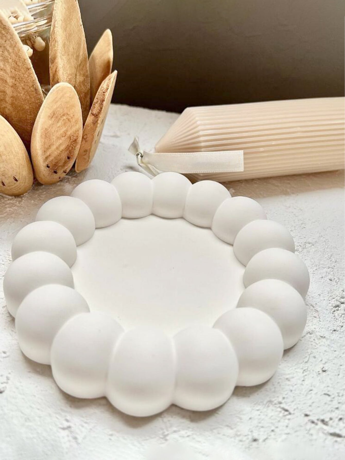 قطعة واحدة سيليكون طبق تصميم قالب سيليكون