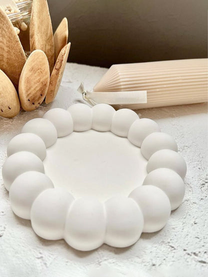 قطعة واحدة سيليكون طبق تصميم قالب سيليكون