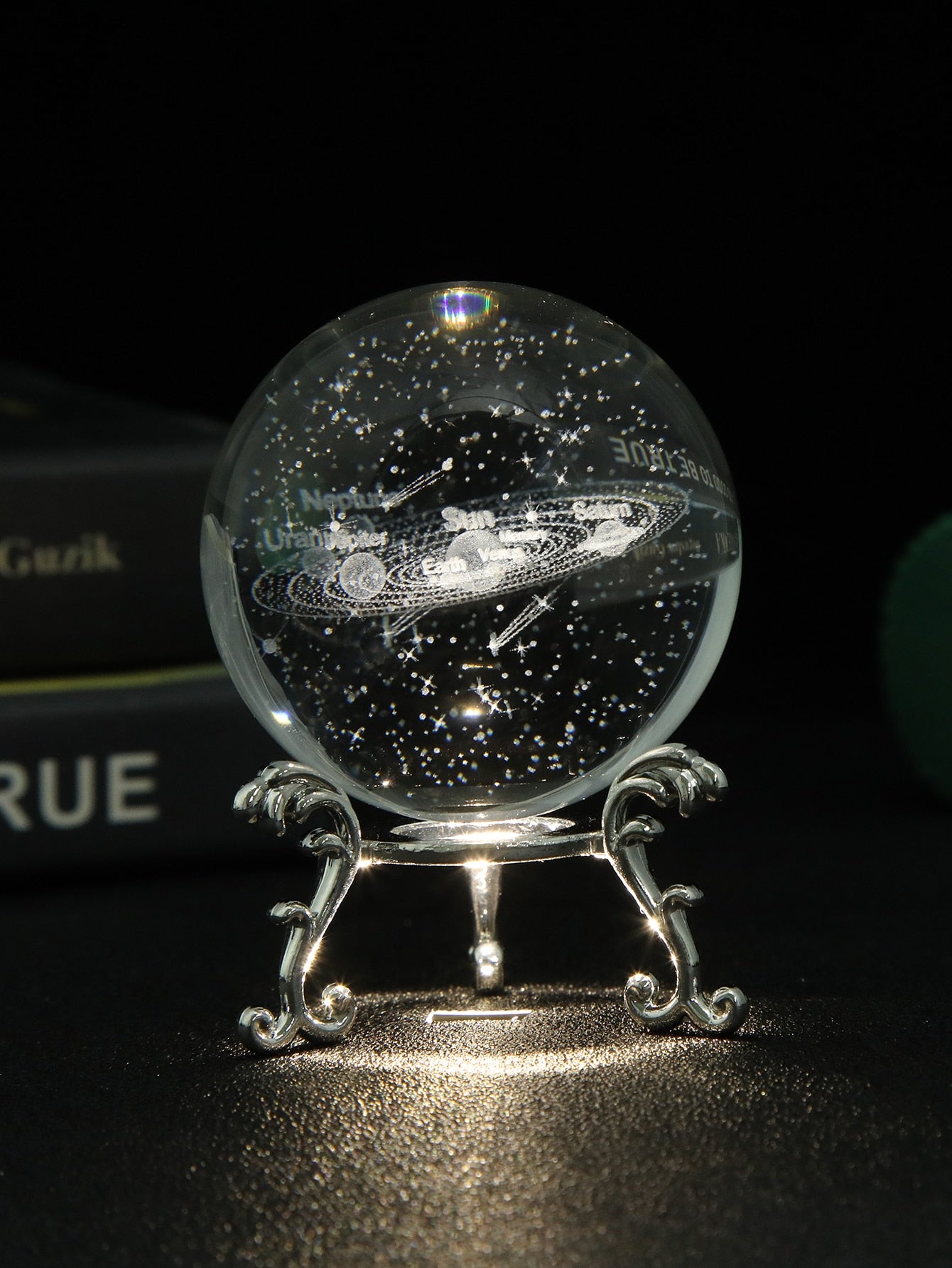 حرفة ديكور كريستال كرة قطعة واحدة