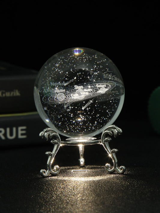 حرفة ديكور كريستال كرة قطعة واحدة