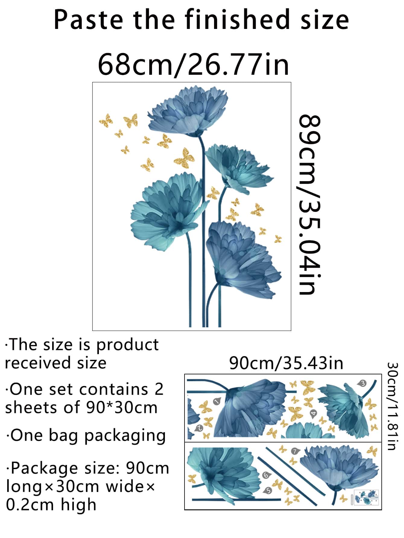 ملصقات الحائط البلاستيكية، ملصق جداري