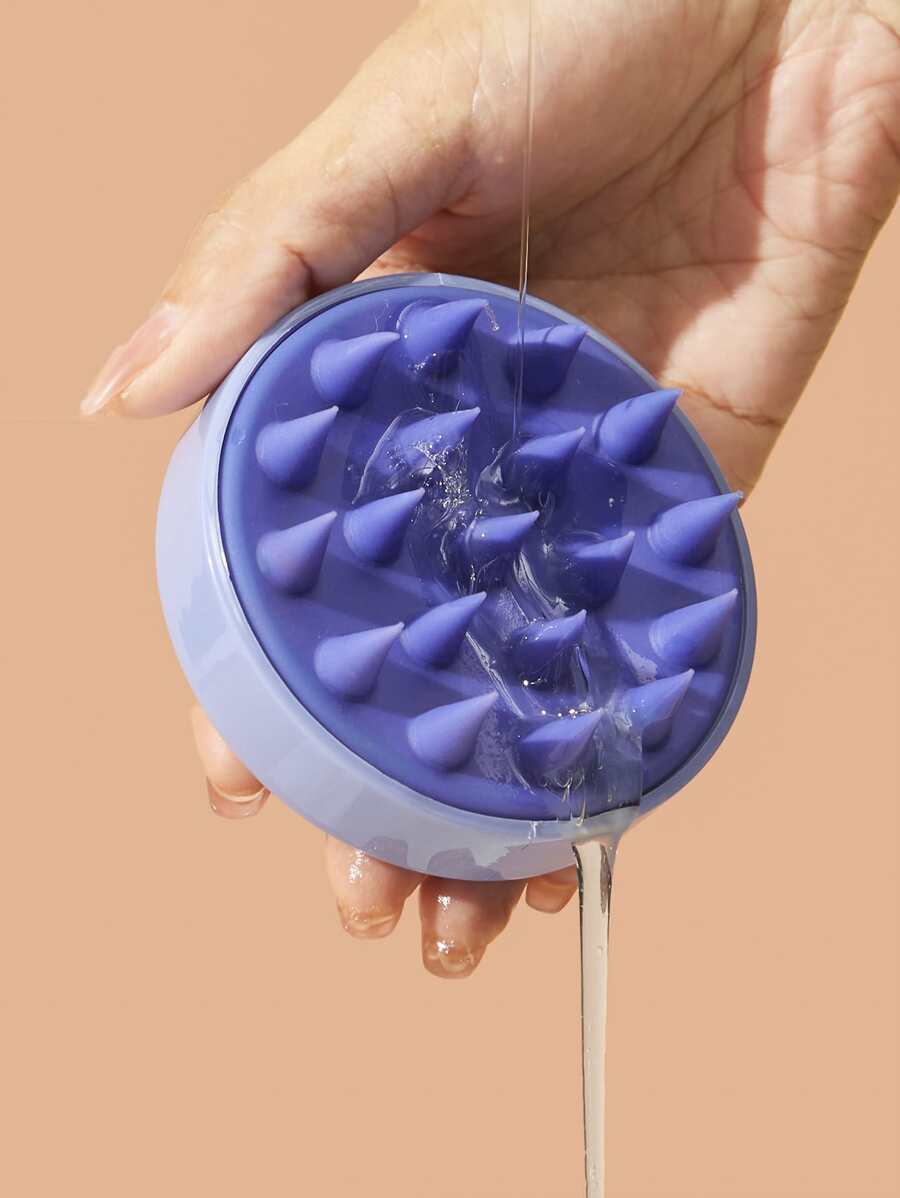 قطعة واحدة فرشاة تدليك فروة الرأس وفرشاة تنظيف للشامبو