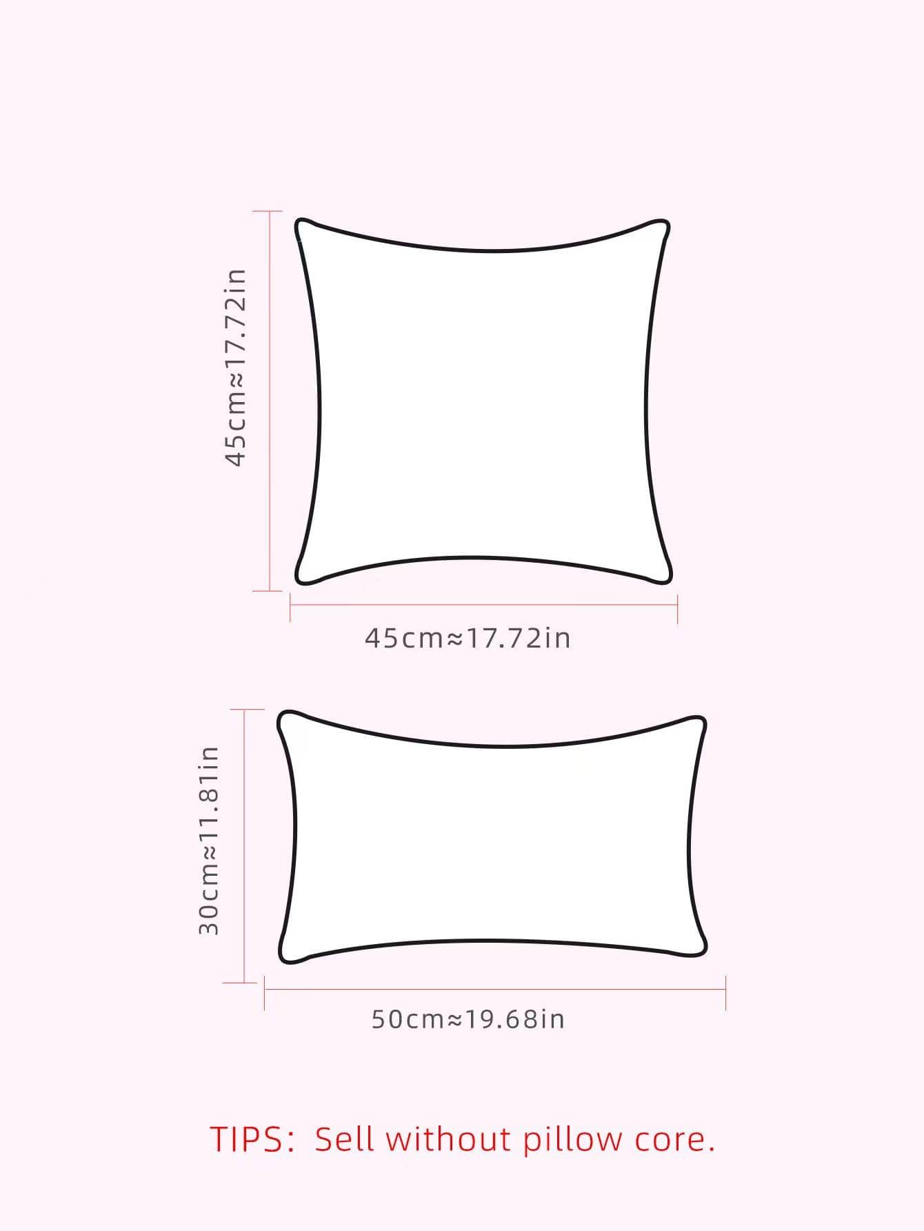 غطاء وسادة معنقدة بدون حشو وغطاء وسادة ديكور قماش حديث للمنزل