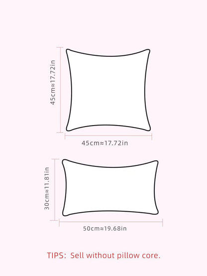 غطاء وسادة معنقدة بدون حشو وغطاء وسادة ديكور قماش حديث للمنزل