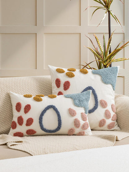 غطاء وسادة معنقدة بدون حشو وغطاء وسادة ديكور قماش حديث للمنزل