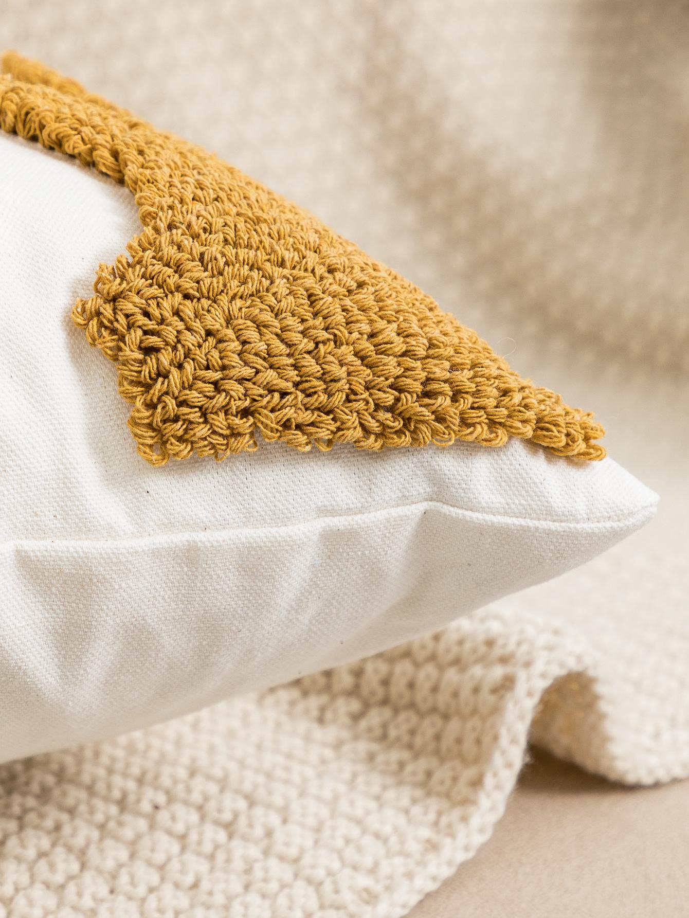 غطاء وسادة معنقدة بدون حشو وغطاء وسادة ديكور قماش حديث للمنزل