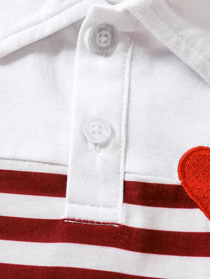 فستان بناتي مخطط