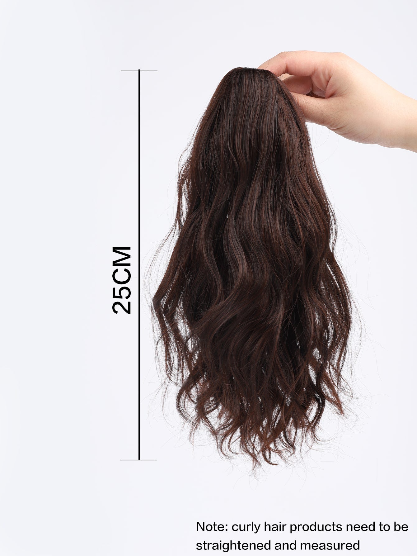 قطعة شعر اصطناعية قصيرة مستقيمة