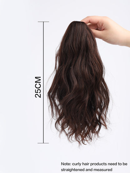 قطعة شعر اصطناعية قصيرة مستقيمة