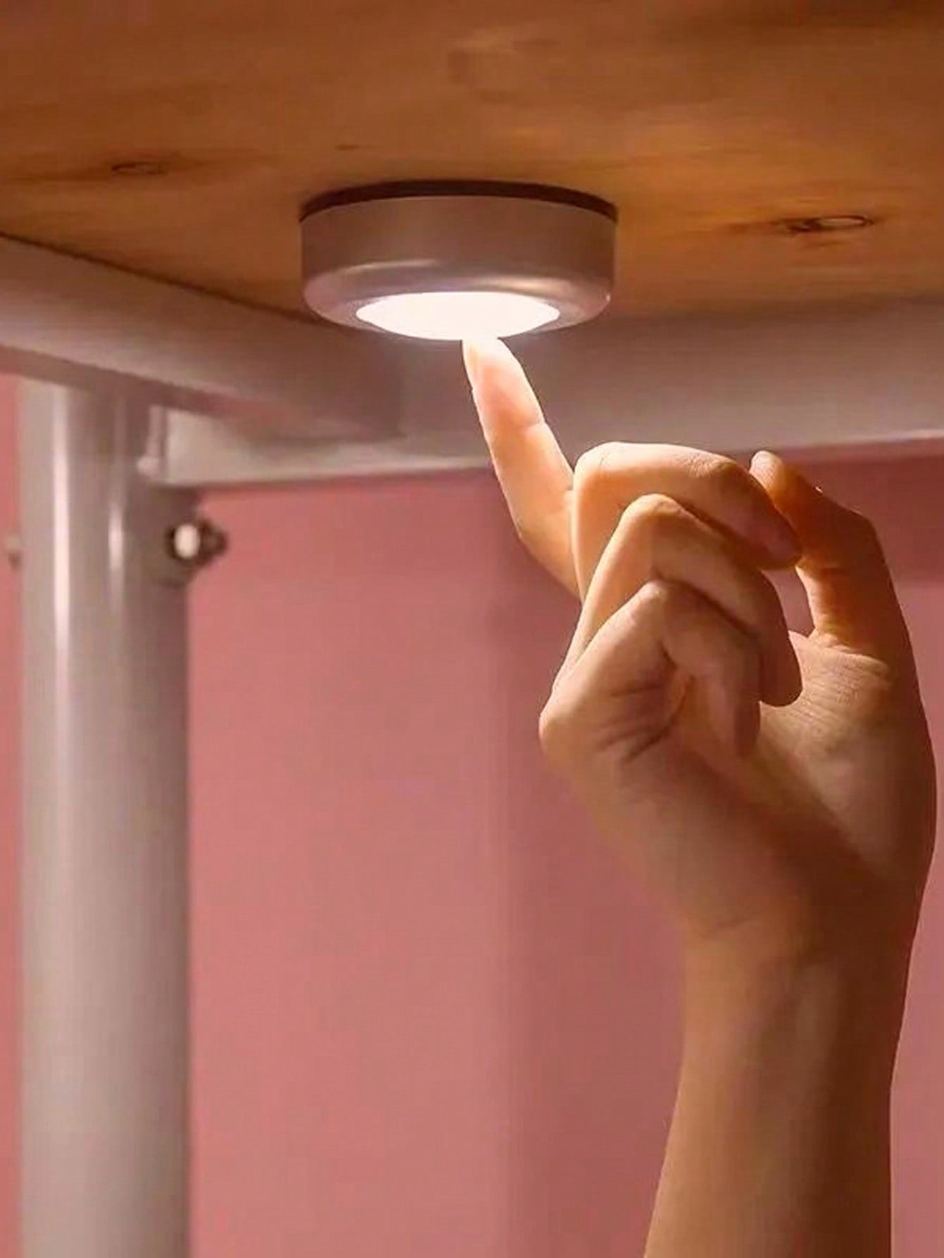 لمبة مضيئة عاكسة للمس بالضوء الدافئ من 3ليد وحدة واحدة مع مفتاح لمس الإضاءة