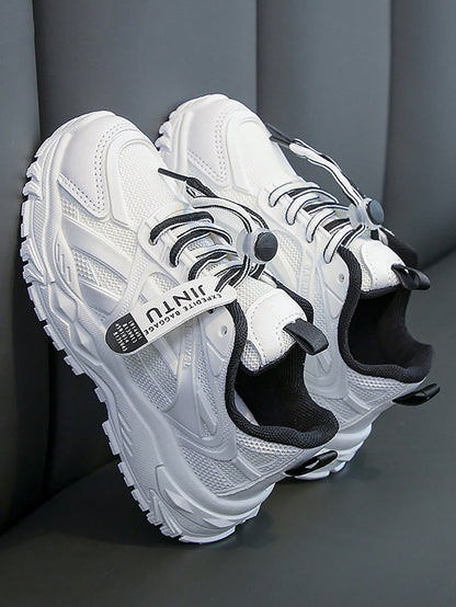 حذاء رياضي برباط امامي مكتنز رياضي خارجي قماش بنات