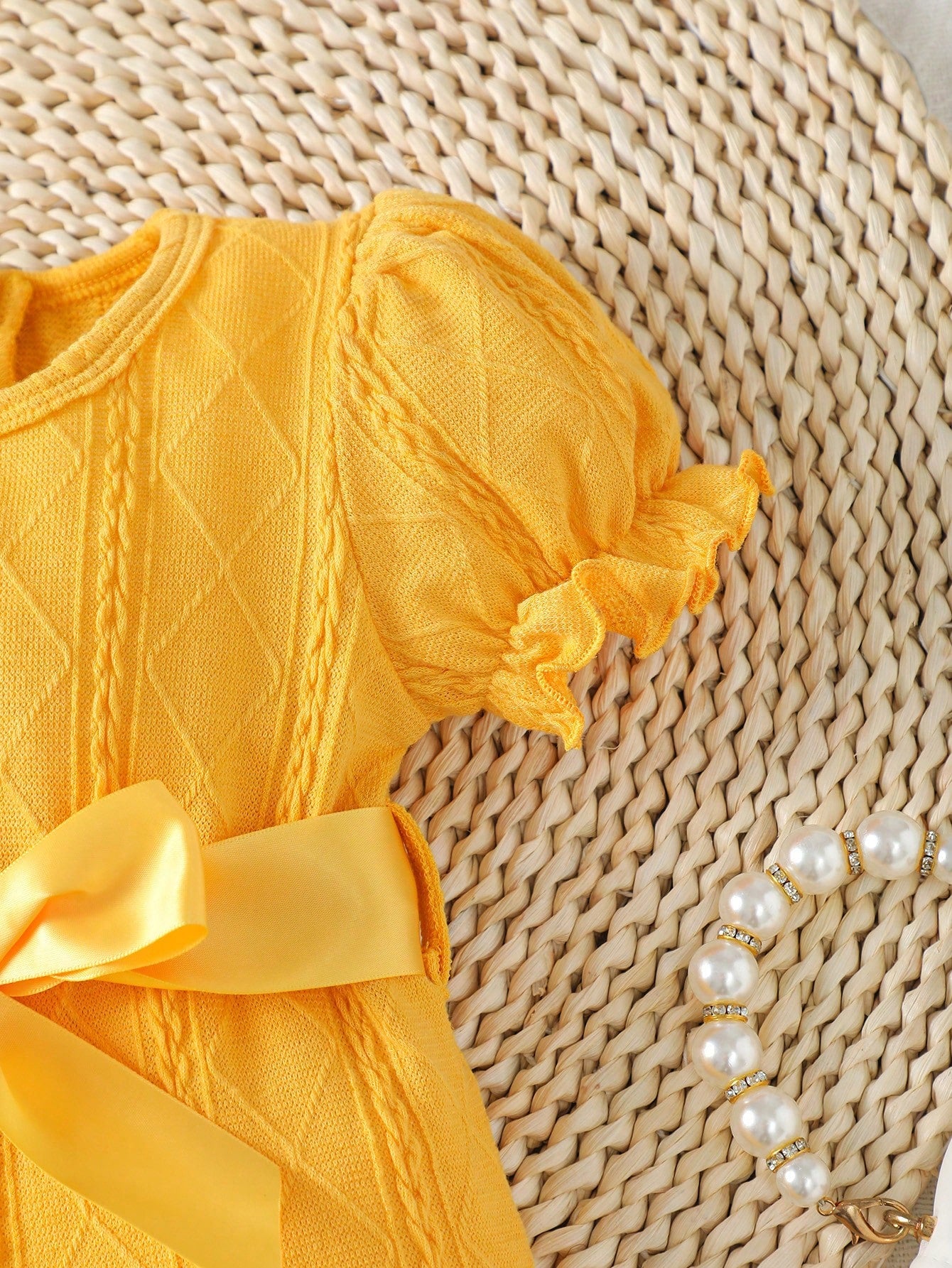 جمبسوت اكمام منتفخة مقلم نمط نبات الخس حزام للاطفال