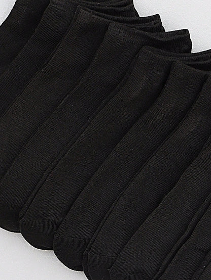 جوارب كاحل موحدة اللون 10 أزواج