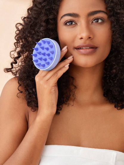 قطعة واحدة فرشاة تدليك فروة الرأس وفرشاة تنظيف للشامبو