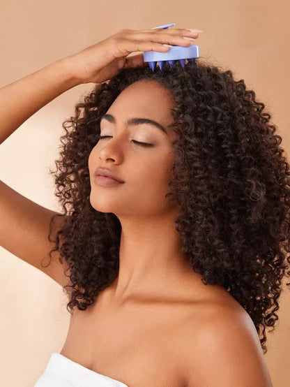 قطعة واحدة فرشاة تدليك فروة الرأس وفرشاة تنظيف للشامبو